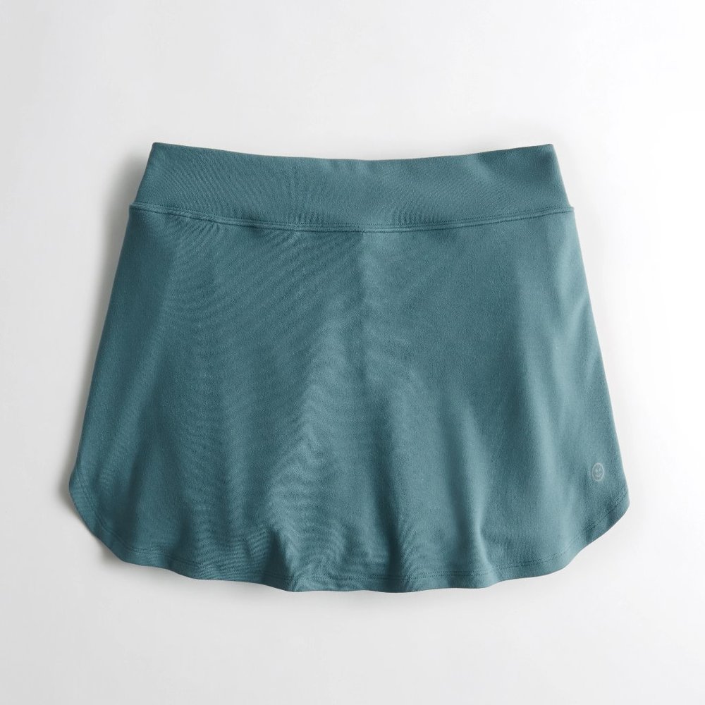Hollister Gilly Hicks Go Recharge Active Mini Skortie, XXS, Turquoise Blue